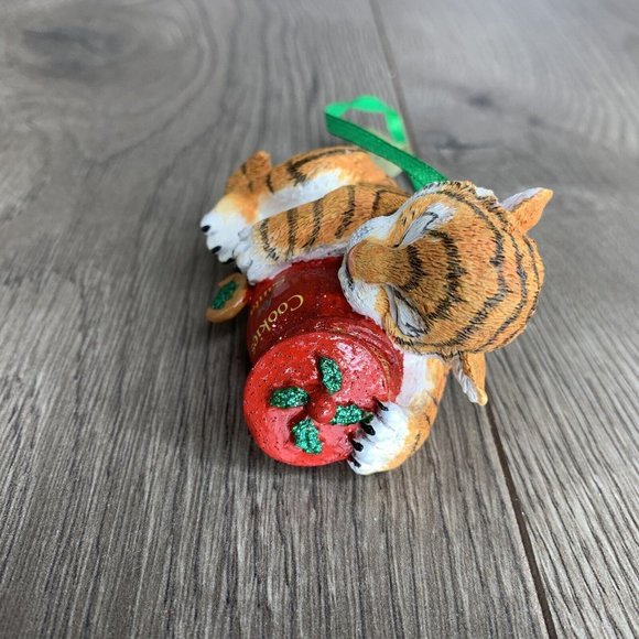 Danbury Mint The Baby Animal Ornaments Bengal Tiger Cub Tree - Picture 2 of 7